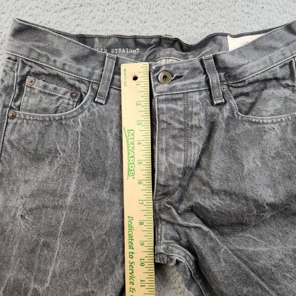 Rag & Bone Jeans Men's 30 Gray Denim Slim Straight Rb15x Tailored Workwear - Picture 6 of 11